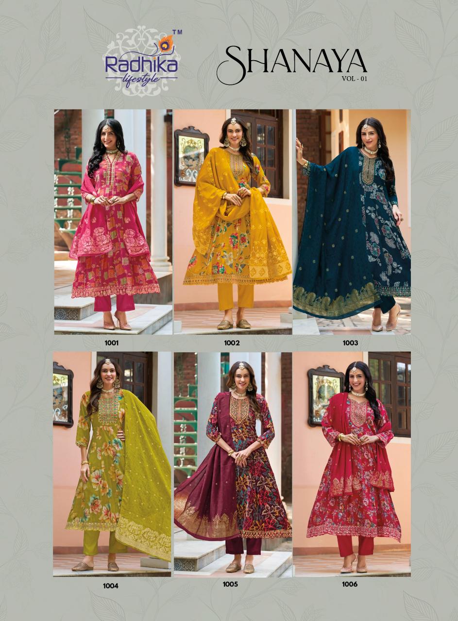 Radhika LifeStyle Shanaya Vol 1 Catalog 4xl kurtis wholesale