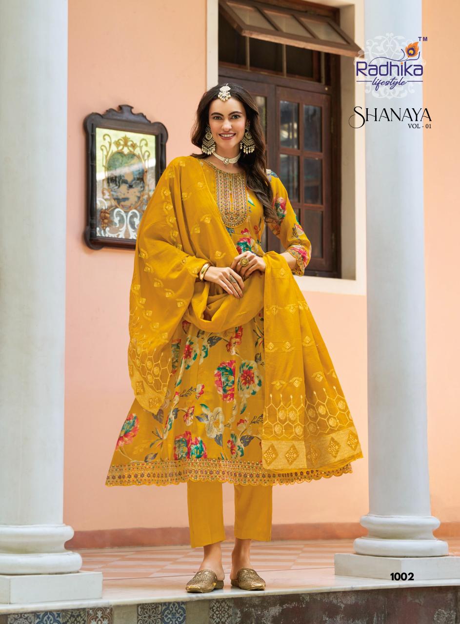 Radhika LifeStyle Shanaya Vol 1 Catalog 4xl kurtis wholesale