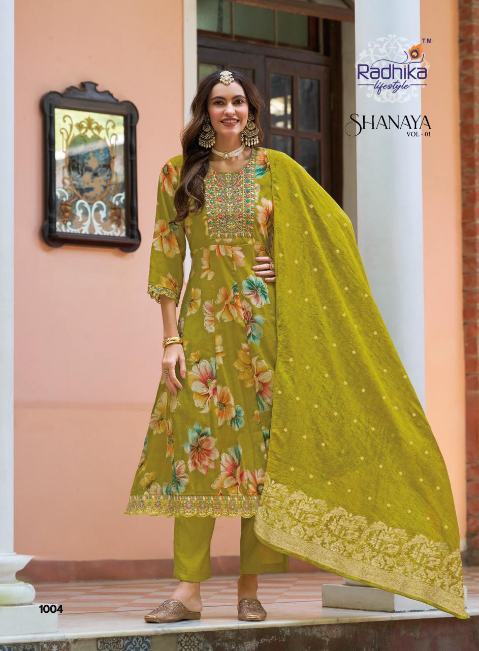 Radhika LifeStyle Shanaya Vol 1 Catalog 4xl kurtis wholesale