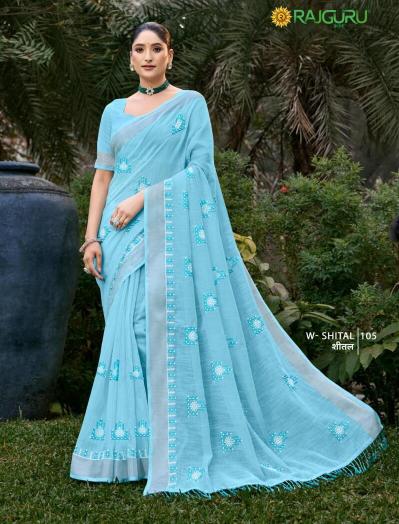 Rajguru Shital catalogue saree manufacturer in surat