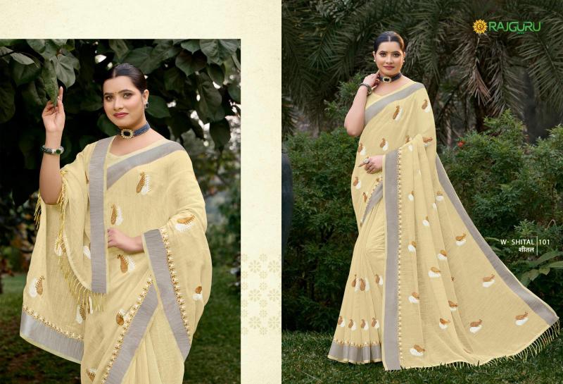Rajguru Shital catalogue saree manufacturer in surat