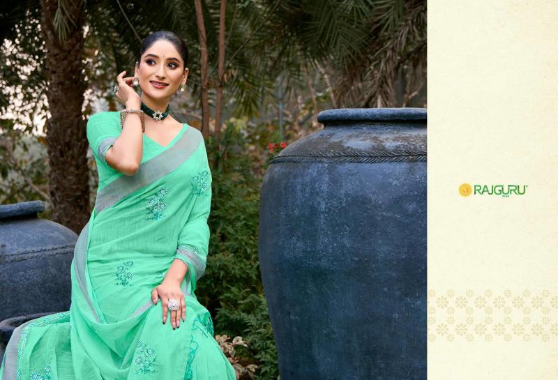 Rajguru Shital catalogue saree manufacturer in surat