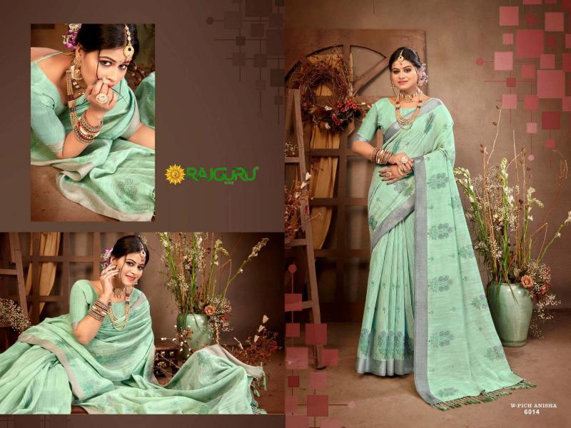 Rajguru W Pich Anisha catalog ambika saree catalogue