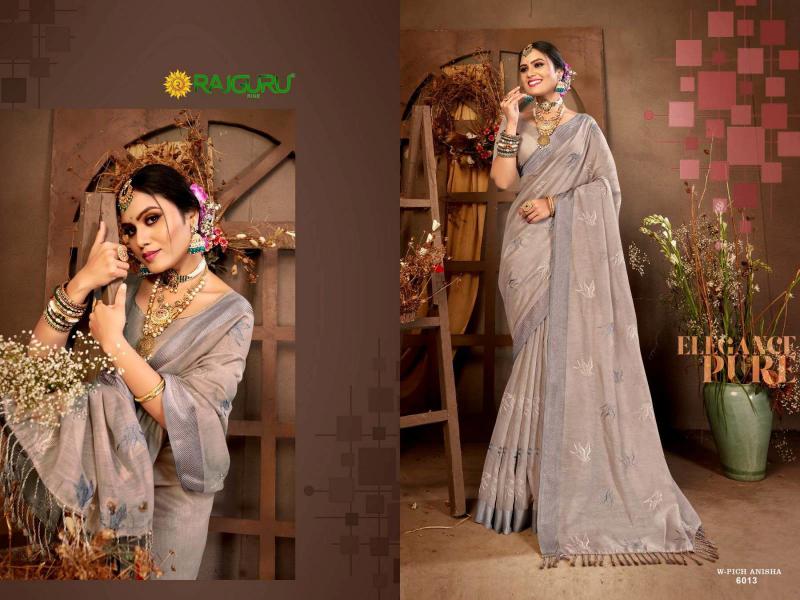 Rajguru W Pich Anisha catalog ambika saree catalogue