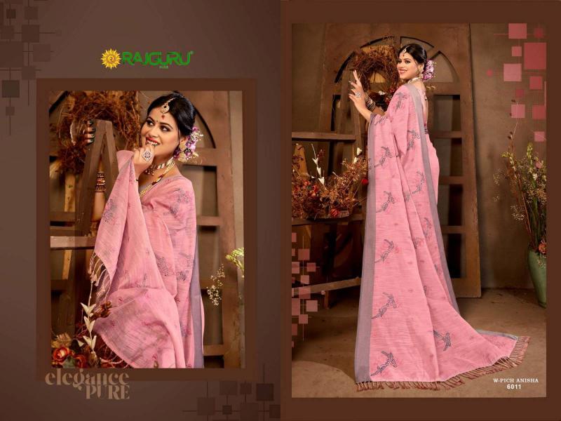 Rajguru W Pich Anisha catalog ambika saree catalogue