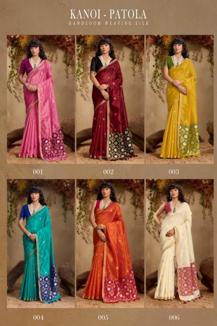 Rajtex Kanoi Patola catalog surat silk saree