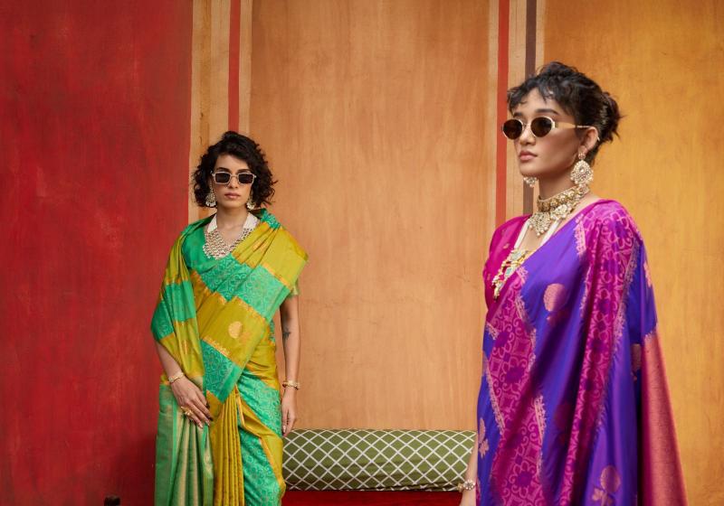 Rajtex Kirtan Patola catalog buy wholesale sarees from surat
