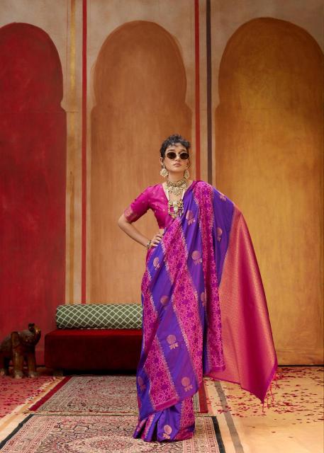 Rajtex Kirtan Patola catalog buy wholesale sarees from surat