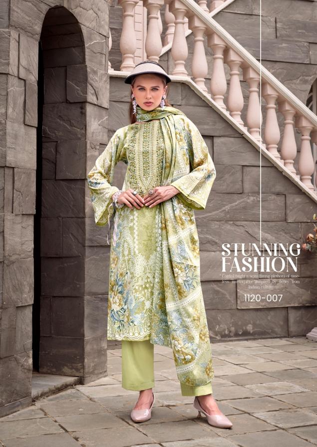 Romani Needle Wonder vol 5 catalog ladies dress material wholesalers in jaipur
