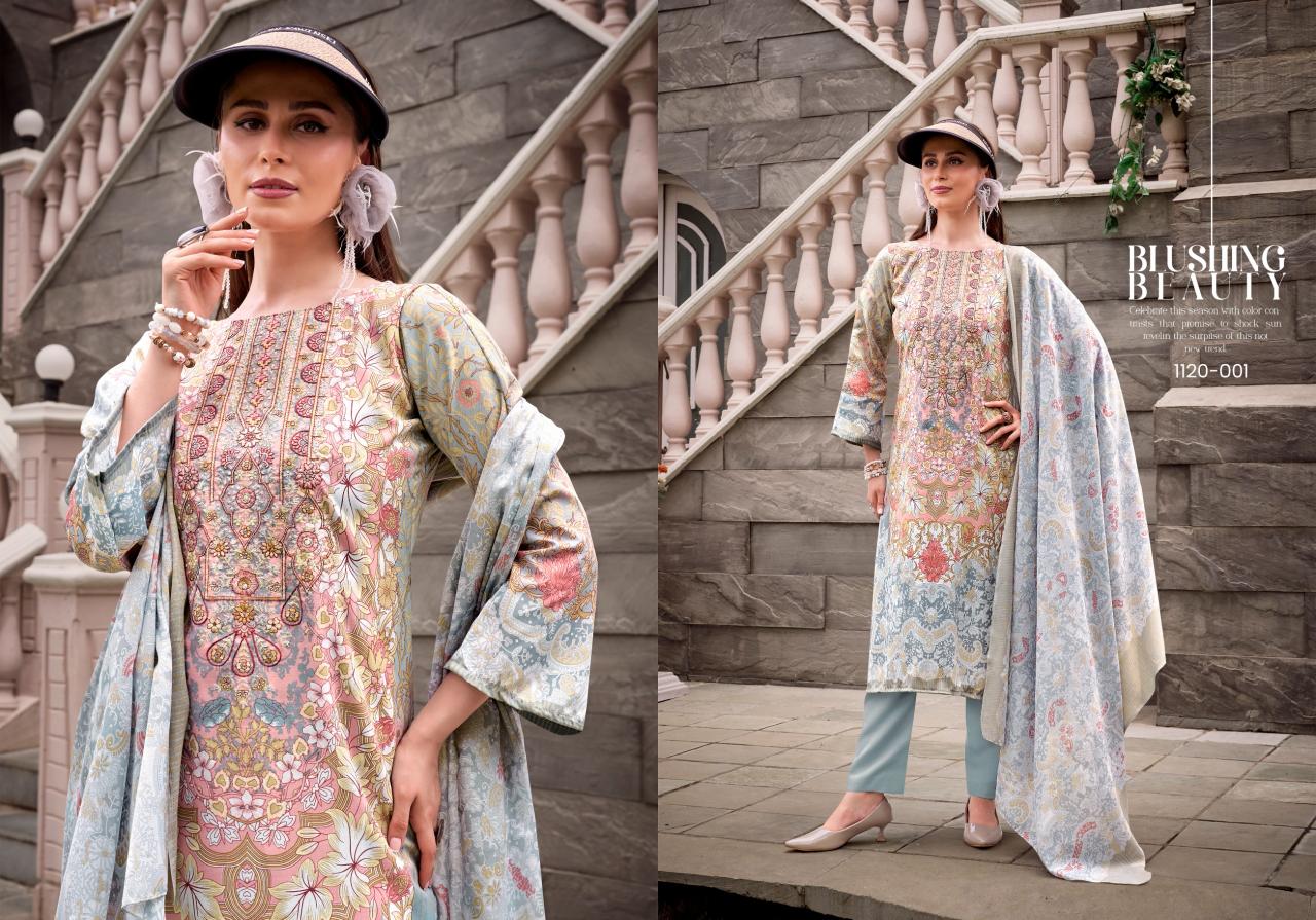 Romani Needle Wonder vol 5 catalog ladies dress material wholesalers in jaipur
