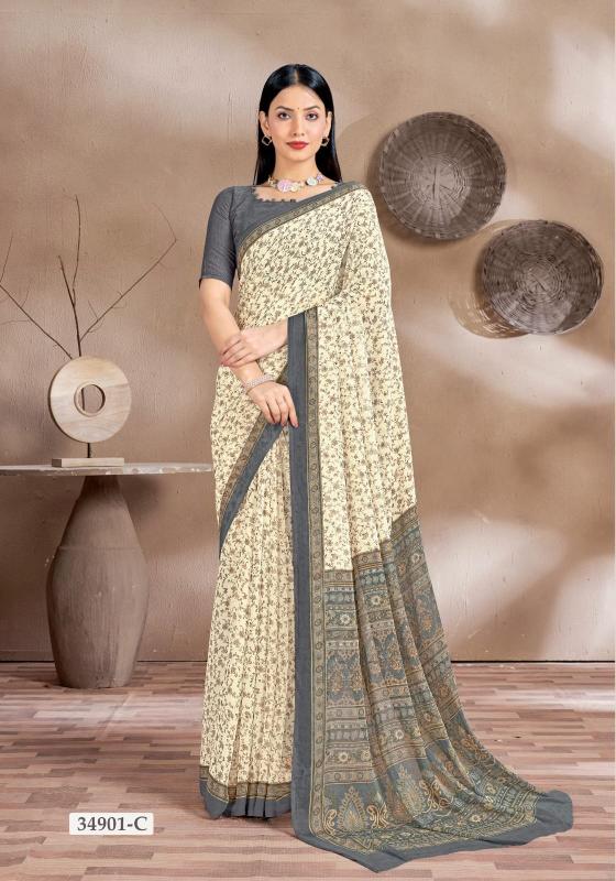 Ruchi Star Chiffon 161 catalog navdurga sarees surat
