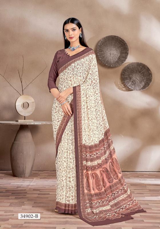 Ruchi Star Chiffon 161 catalog navdurga sarees surat
