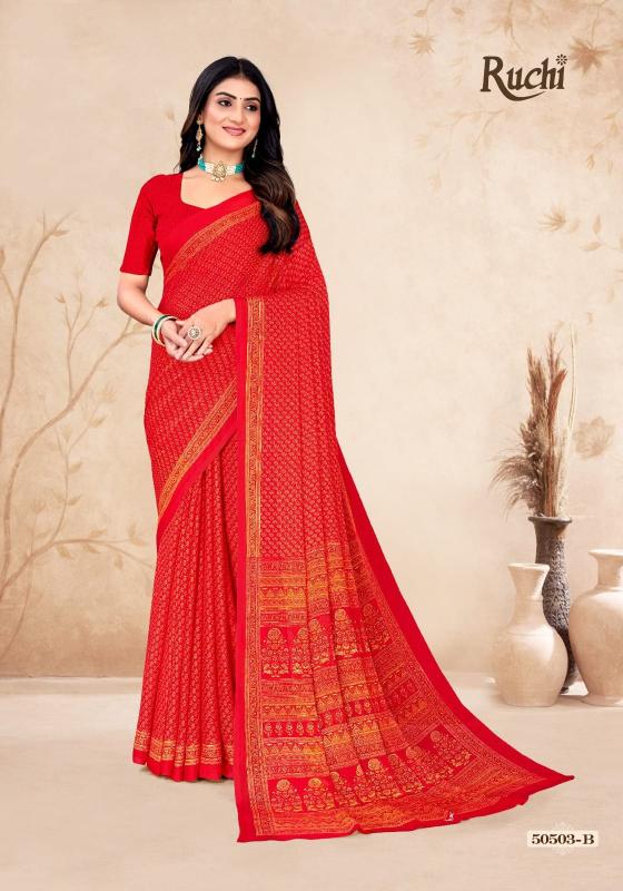 Ruchi Star Chiffon 212 catalog saree dealers in surat
