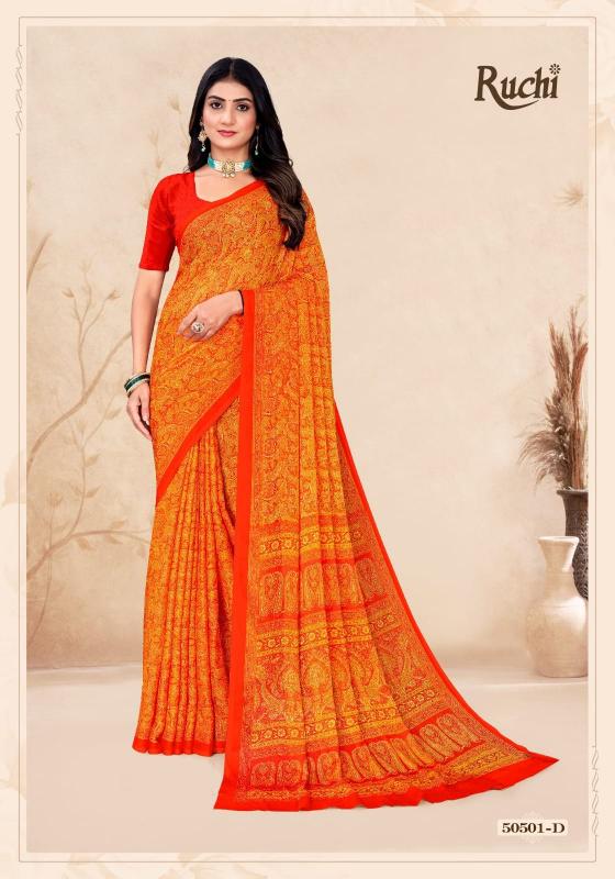 Ruchi Star Chiffon 212 catalog saree dealers in surat