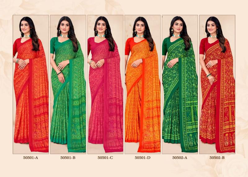 Ruchi Star Chiffon 212 catalog saree dealers in surat