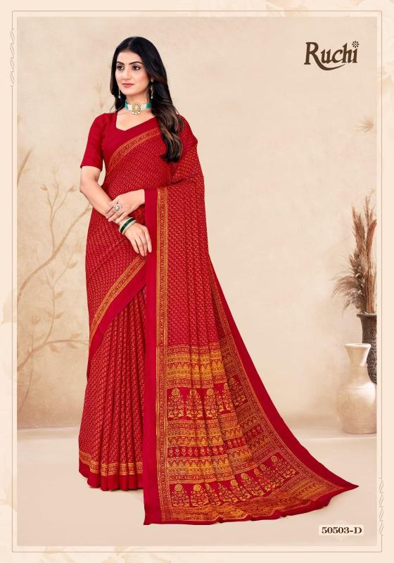 Ruchi Star Chiffon 212 catalog saree dealers in surat