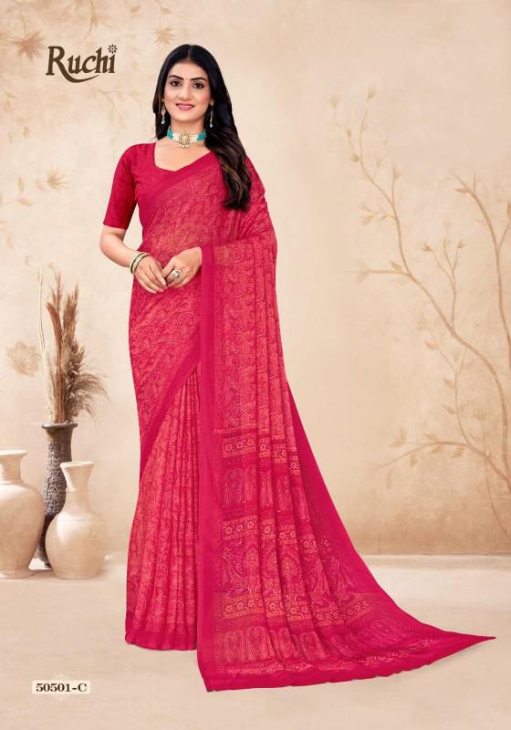 Ruchi Star Chiffon 212 catalog saree dealers in surat