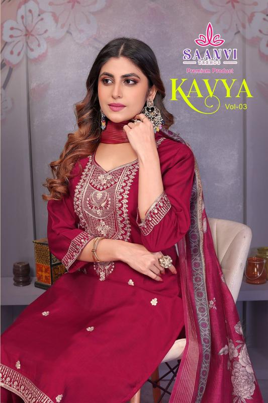 Saanvi Kavya vol 3 catalog modern kurtis wholesale