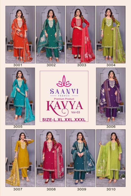 Saanvi Kavya vol 3 catalog modern kurtis wholesale
