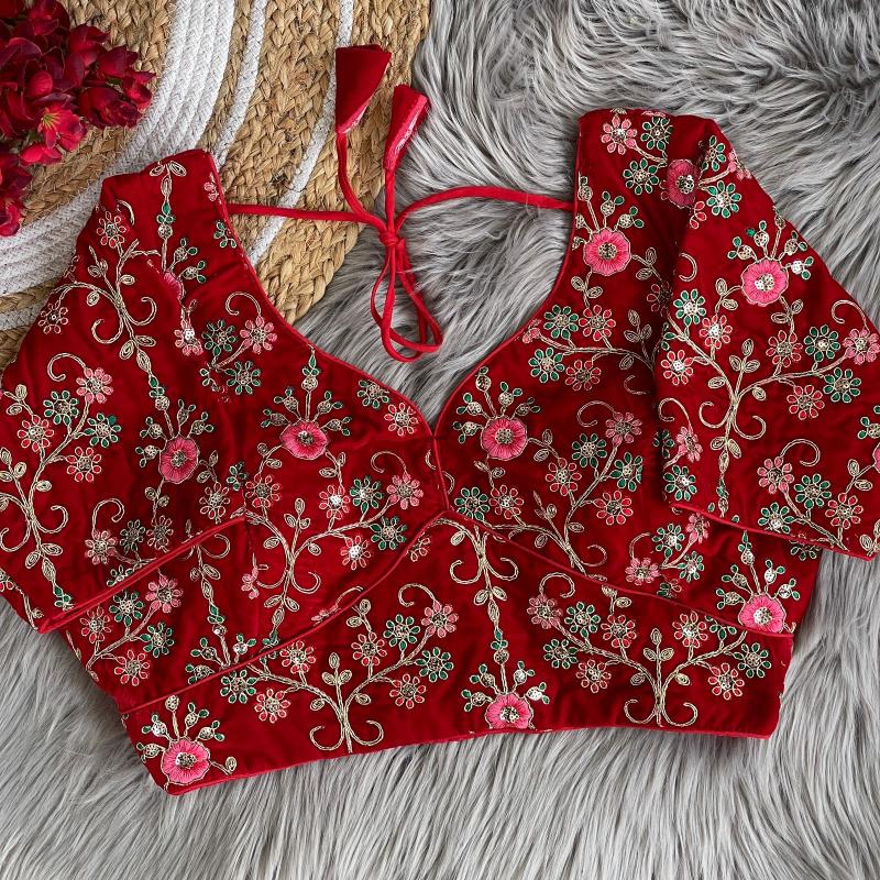 Sabella 1015 catalog Embroidery work blouse wholesale 