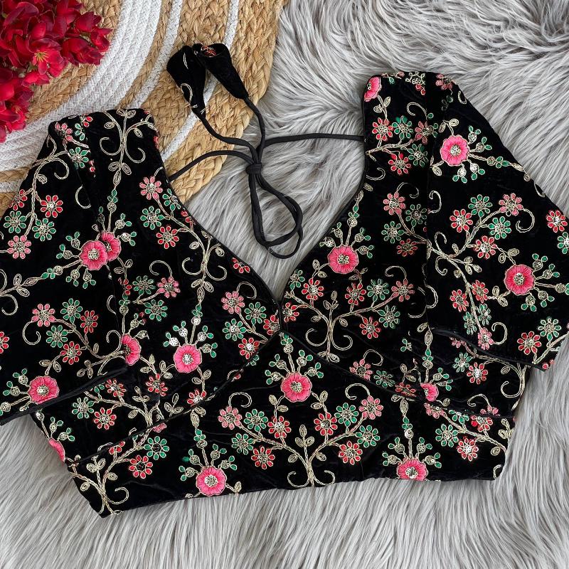 Sabella 1015 catalog Embroidery work blouse wholesale 