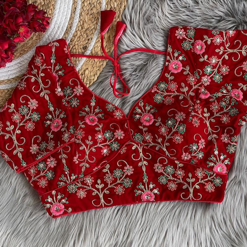 Sabella 1015 catalog Embroidery work blouse wholesale 