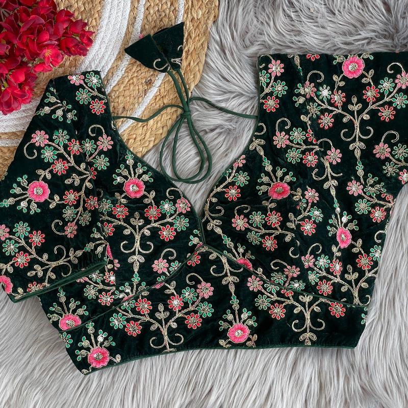 Sabella 1015 catalog Embroidery work blouse wholesale 