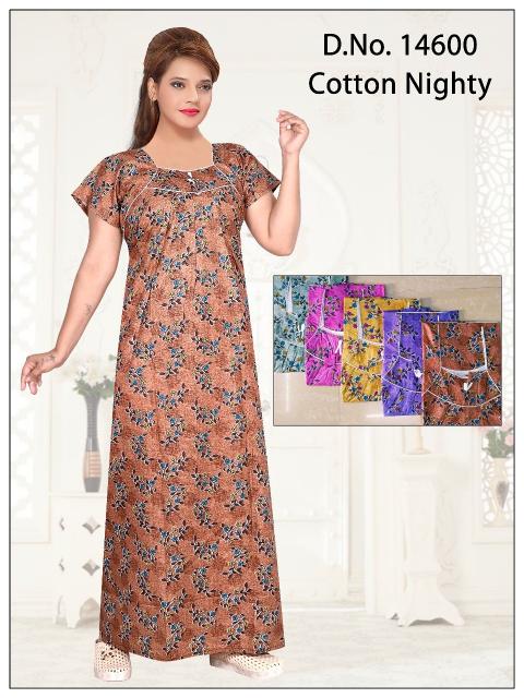Sabella 14456 & 14600 cotton nighty