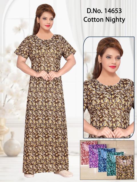 Sabella 14652 & 14653 cotton nighty