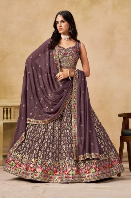 Sabella 5134 Light Purple catalog lehenga designs 2017 with price in india