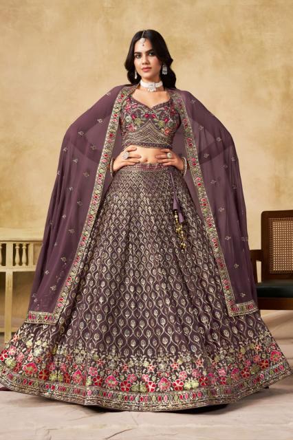 Sabella 5134 Light Purple catalog lehenga designs 2017 with price in india