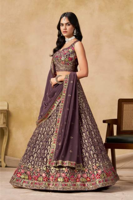 Sabella 5134 Light Purple catalog lehenga designs 2017 with price in india