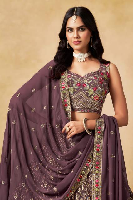 Sabella 5134 Light Purple catalog lehenga designs 2017 with price in india