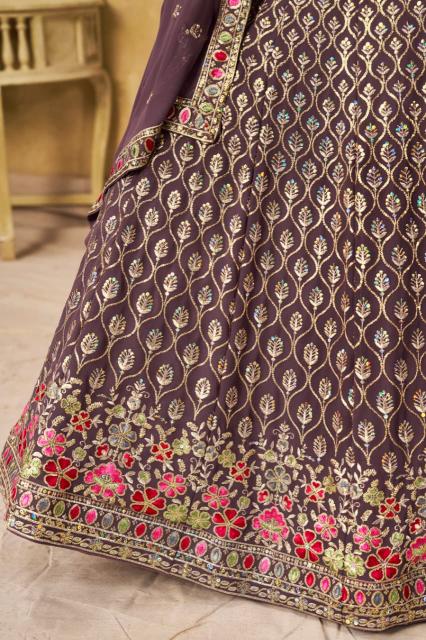Sabella 5134 Light Purple catalog lehenga designs 2017 with price in india