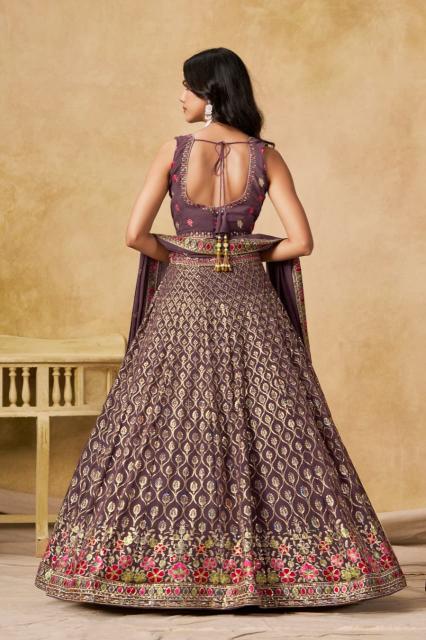 Sabella 5134 Light Purple catalog lehenga designs 2017 with price in india