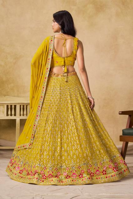 Sabella 5134 Yellow catalog lehenga cuttack odisha india