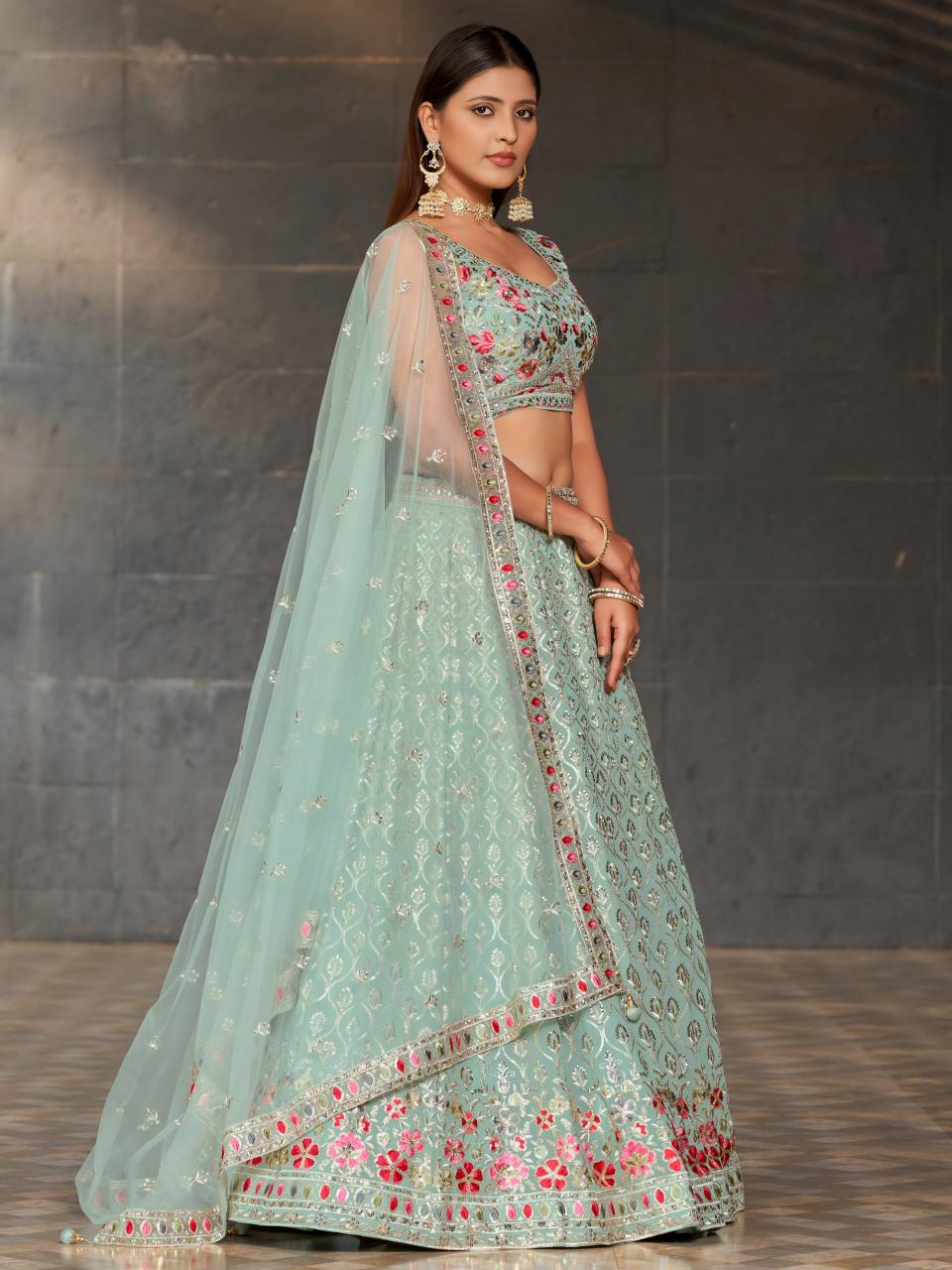 Sabella 8002 catalog lehenga styles in india