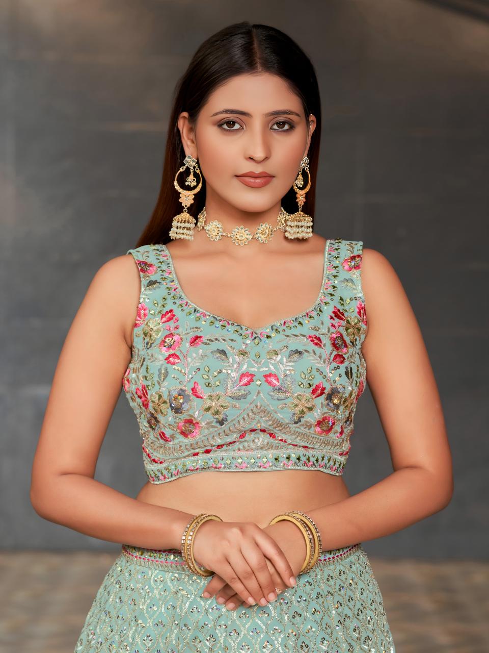 Sabella 8002 catalog lehenga styles in india