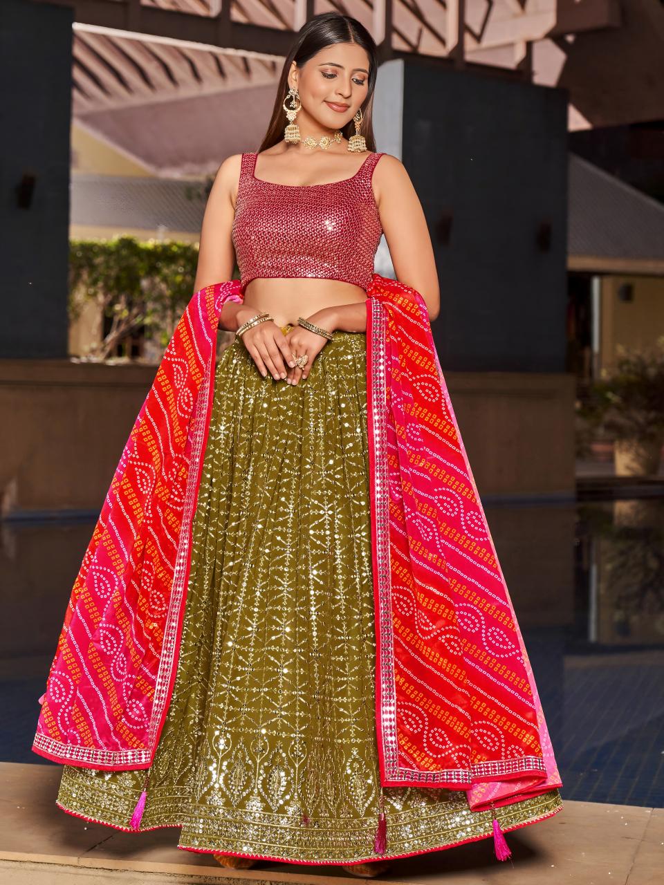 Sabella 8004 catalog lehenga suits in india