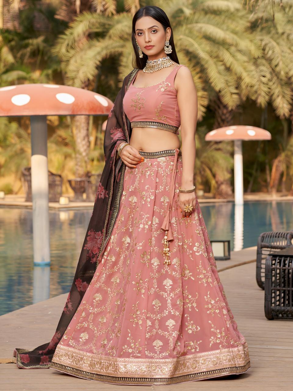 Sabella 8005 catalog lehenga style saree online shopping in india