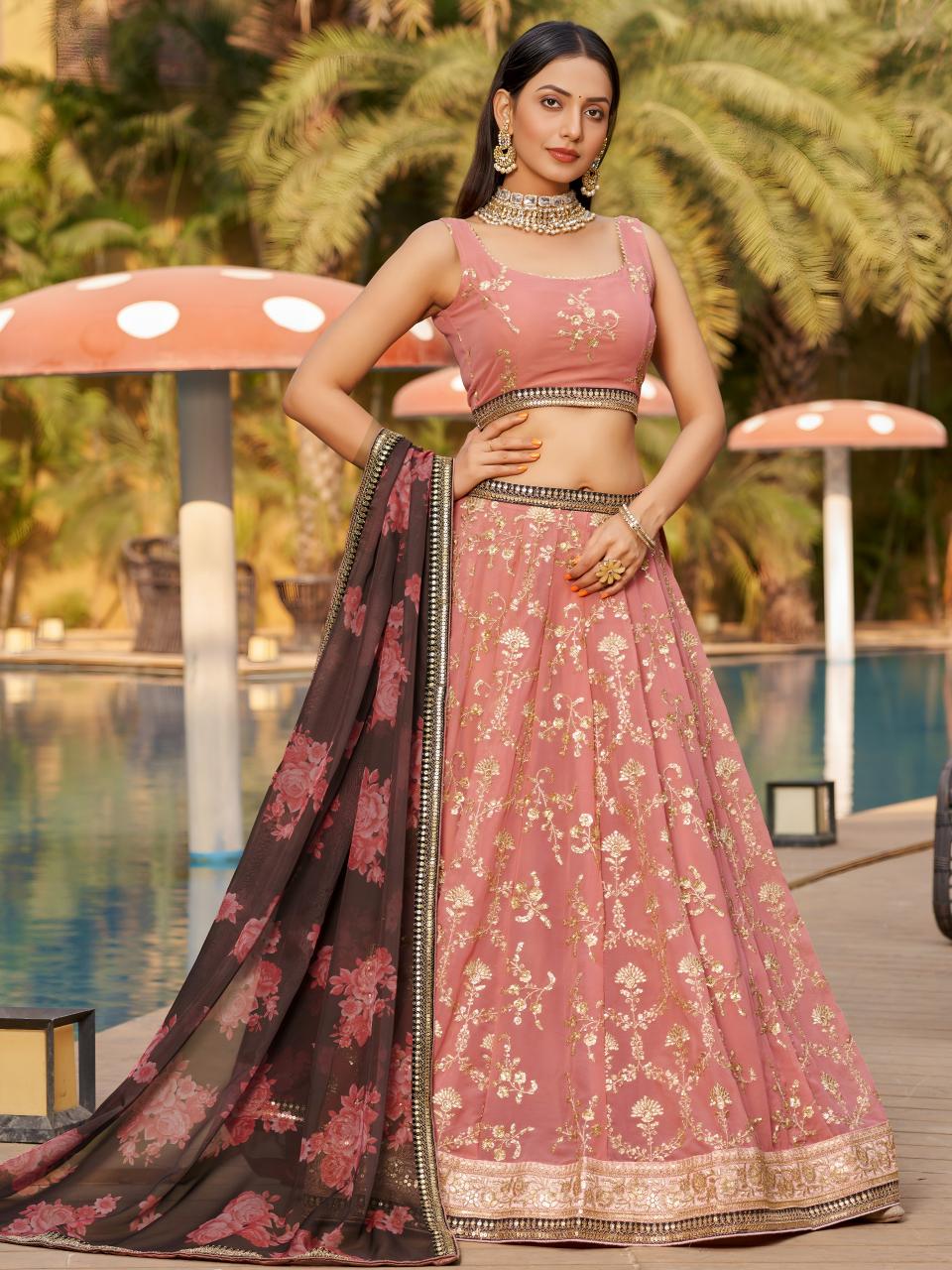 Sabella 8005 catalog lehenga style saree online shopping in india