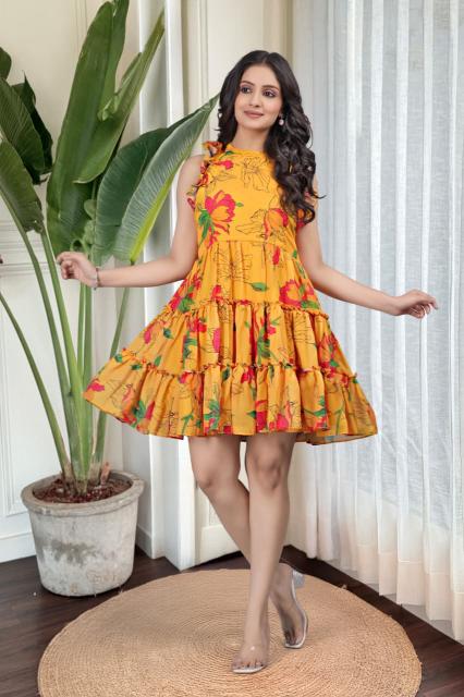 Sabella CM 01 catalog Printed Georgette western dress