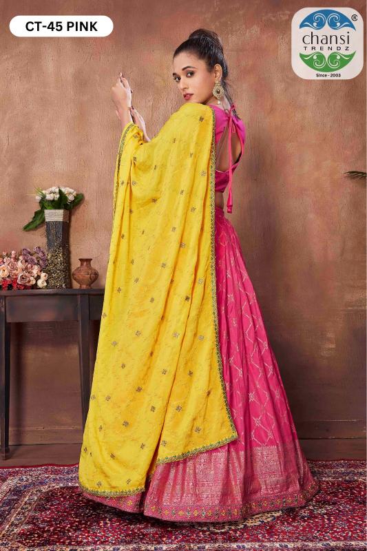 Sabella CT 45 Pink & 45 YLW catalog lehenga tops online india
