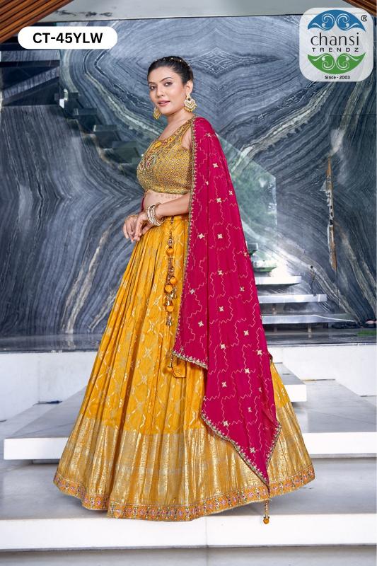 Sabella CT 45 Pink & 45 YLW catalog lehenga tops online india