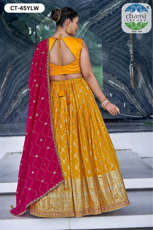 Sabella CT 45 Pink & 45 YLW catalog lehenga tops online india