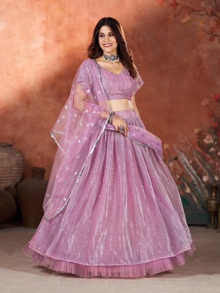 Sabella Fancy net catalog net lehengas india