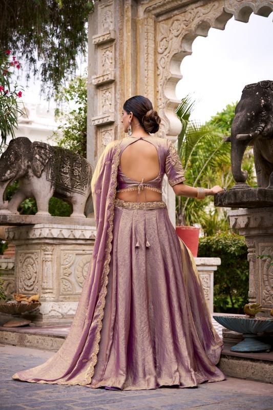 Sabella Fendi catalog western lehenga set online india