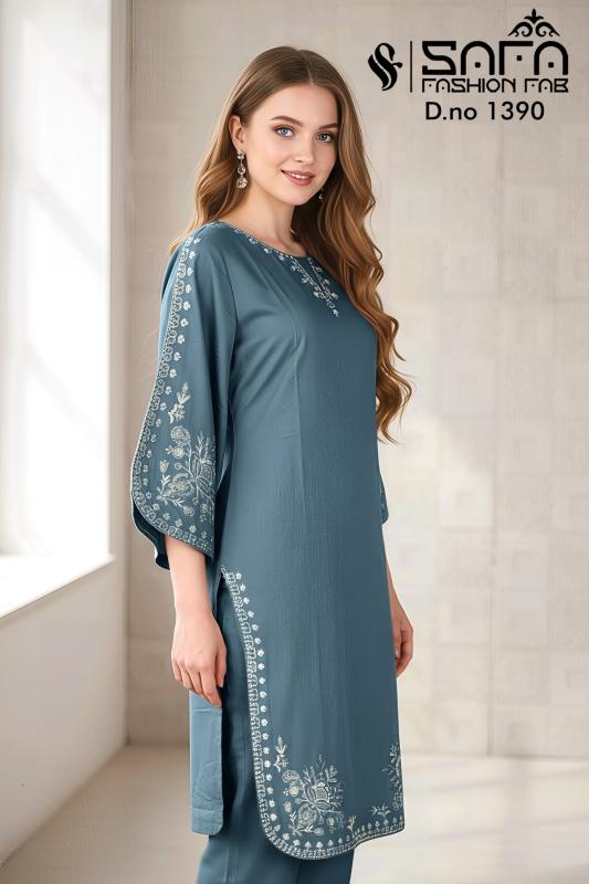 Safa Fashion Fab 1390 catalog pakistani suits wholesalers in surat