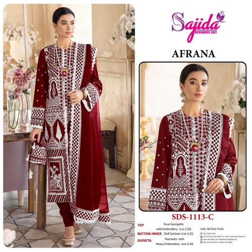 Sajida Afrana catalog pakistani suit surat wholesale