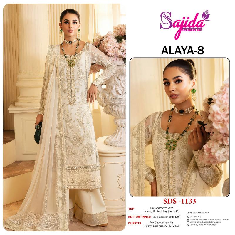 Sajida Alaya Vol 8 catalog wholesale market for pakistani suits in mumbai